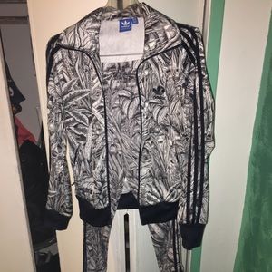 Adidas Originals 3 Stripe Black & White Set